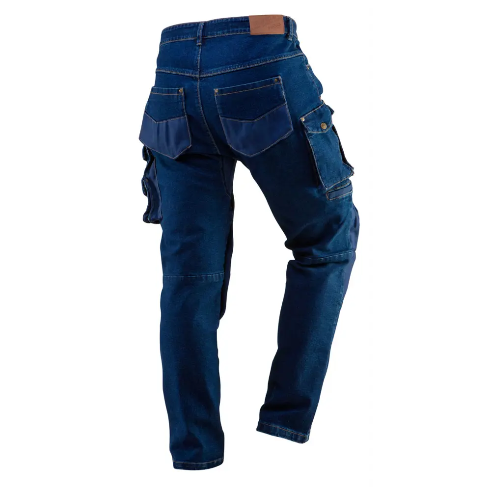 Брюки рабочие с усилением колена Neo Tools Denim синие размер M рост 178-181 83303324 STLM-2019230  - Вид №1