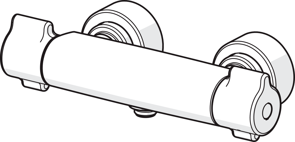 Oras 5660 Смеситель для душа 5660 Clinica Хром  - Вид №2