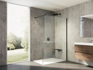 Стеклянный угловой душ