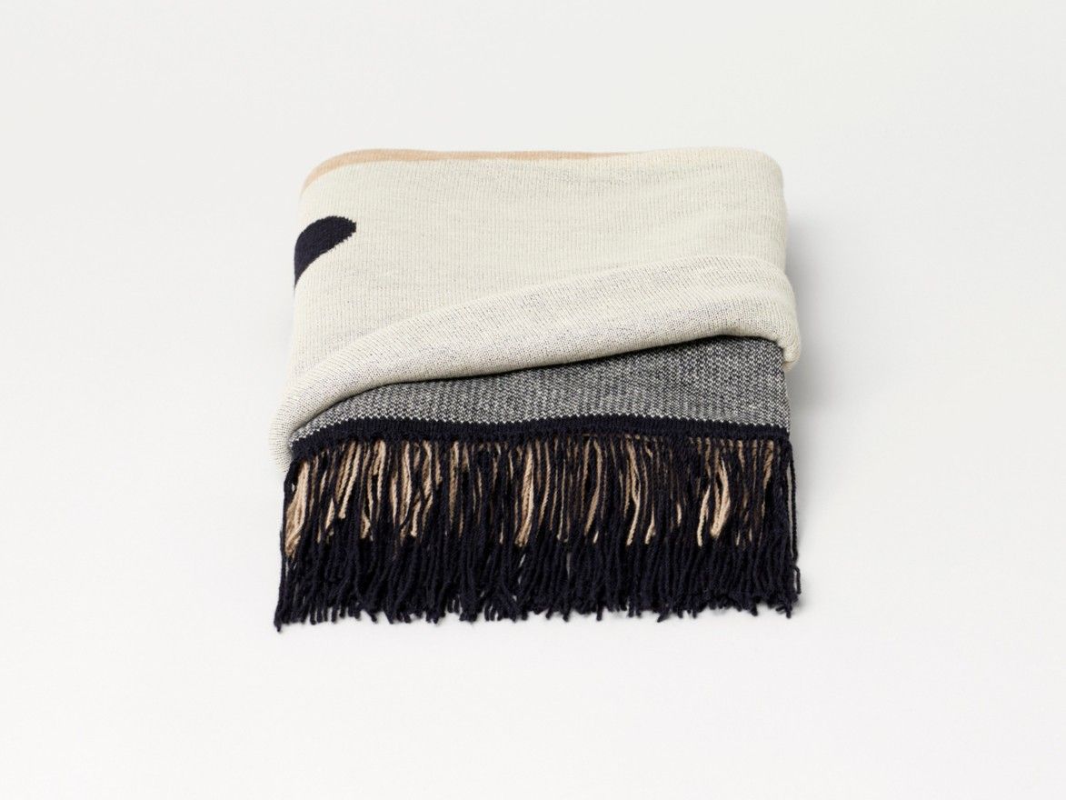 Плед с графическим рисунком из альпаки Form & Refine Aymara ARCH-00079275 - Вид №1