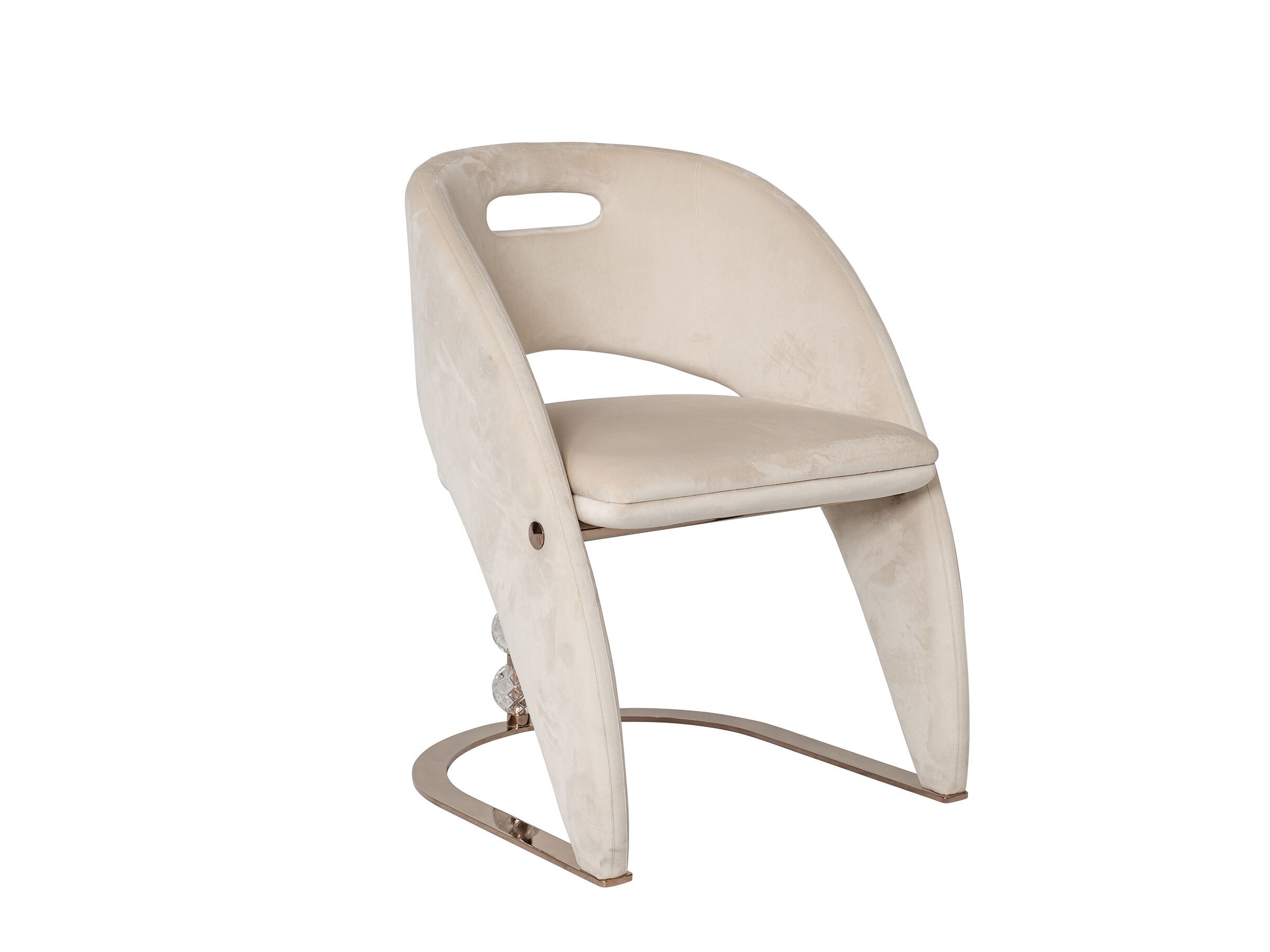 Мягкий тканевый консольный стул Zebrano Phaselis ARCH-00058099