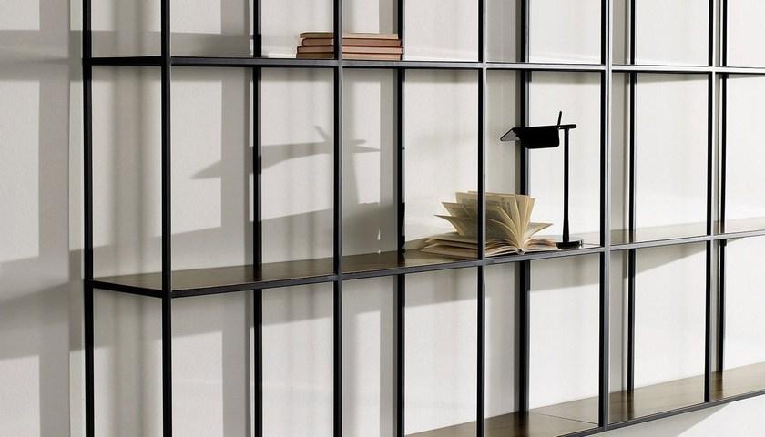 Meridiani Книжный шкаф с открытой стенкой из металла Hardy sun-id-1515374 - Вид №4