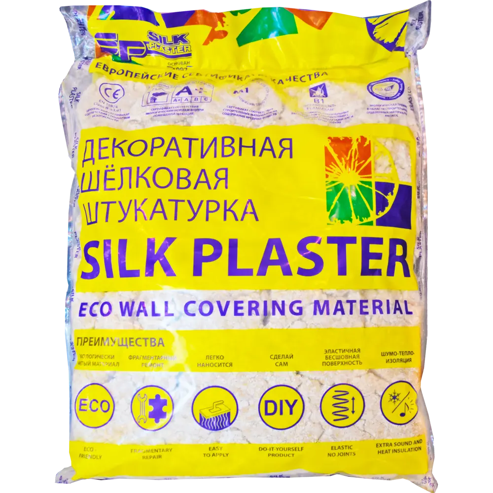 Жидкие обои Silk Plaster Эйр Лайн 603 0.9 кг цвет оранжевый 82453443 STLM-2044922  - Вид №1