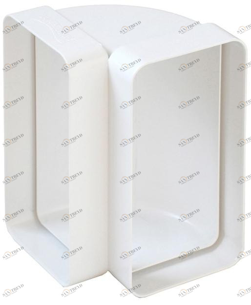 First Corporation Вертикальный изгиб в абс для прямоугольной трубы La ventilazione Ccv229b