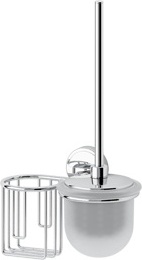 058 Держатель освежителя и ерш с крышкой LUX FBS Luxia