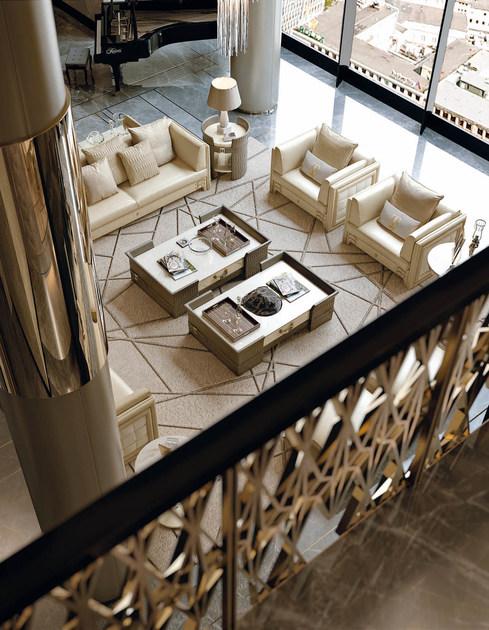 Turri Низкий прямоугольный журнальный столик из мрамора Numero tre sun-id-1395119 - Вид №1