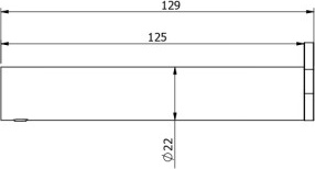 28048A-BP Крючок подвесной цвет черный матовый LANGBERGER Accessories, BLACK EDITION - Вид №2