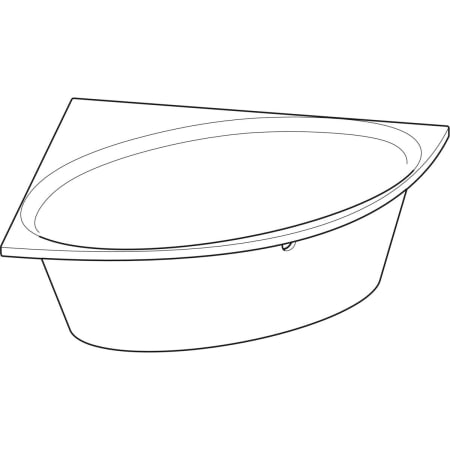 554.268.01.1 Ванна угловая Geberit Renova Geberit  - Вид №5