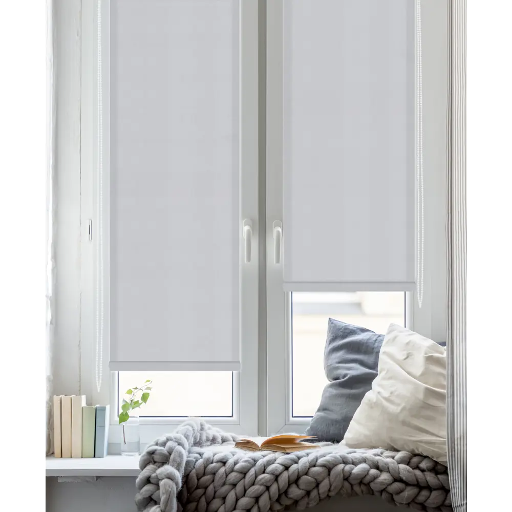 Штора рулонная Inspire Шантунг 40x160 см серая 82807433 STLM-2072744 - Вид №5