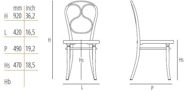 Wiener GTV Design Стул из массива дерева sun-id-1427121 - Вид №9