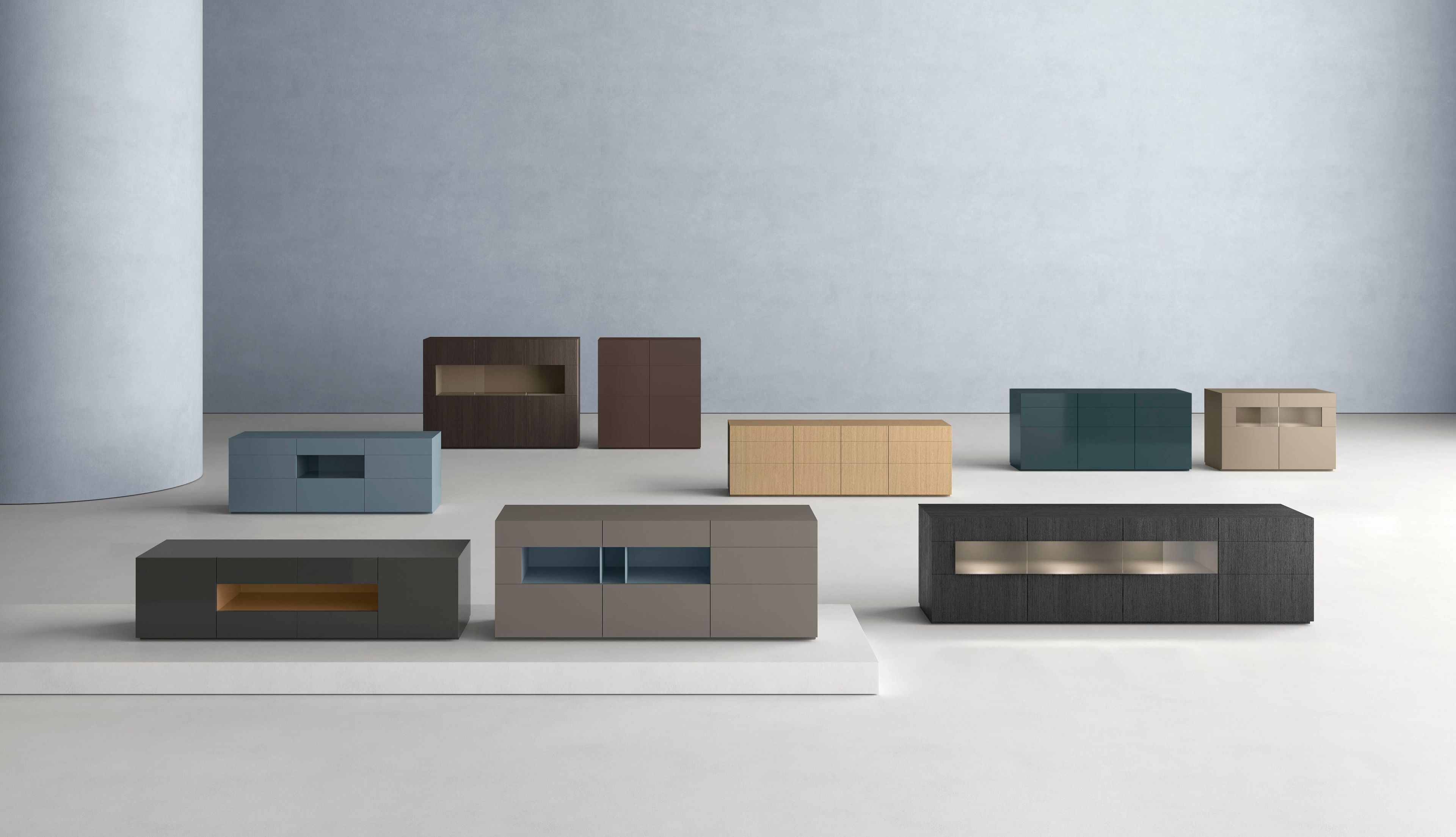 Деревянный шкаф с распашными дверцами Alf DaFrè Metropolis ARCH-00087981 - Вид №11