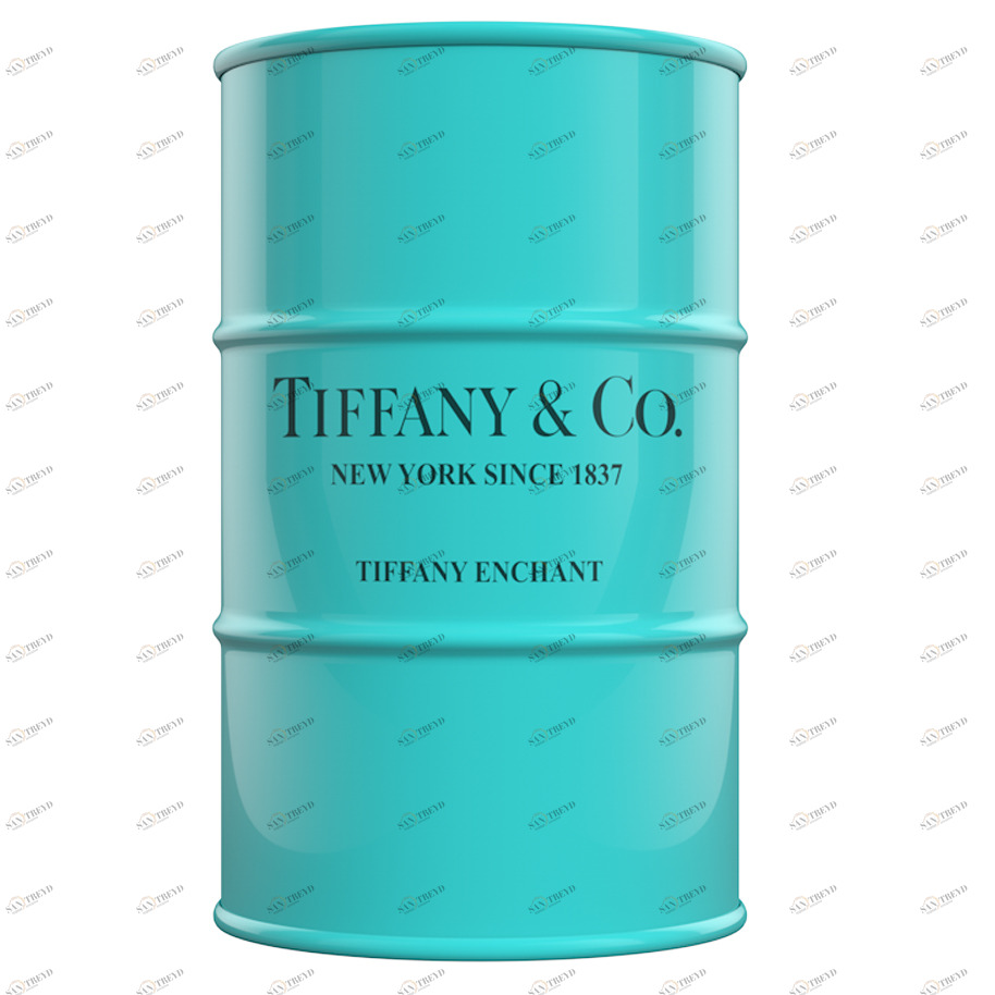Бочка металлическая декоративная "Тиффани" M STARBARREL  043818 Голубой;зеленый 