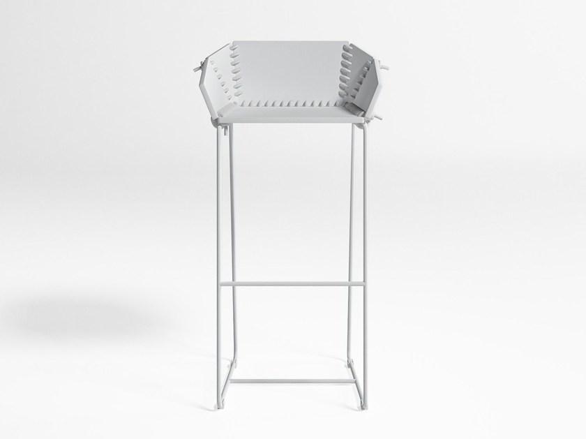 GANDIABLASCO Высокий табурет со спинкой Textile sun-id-1357679 - Вид №1