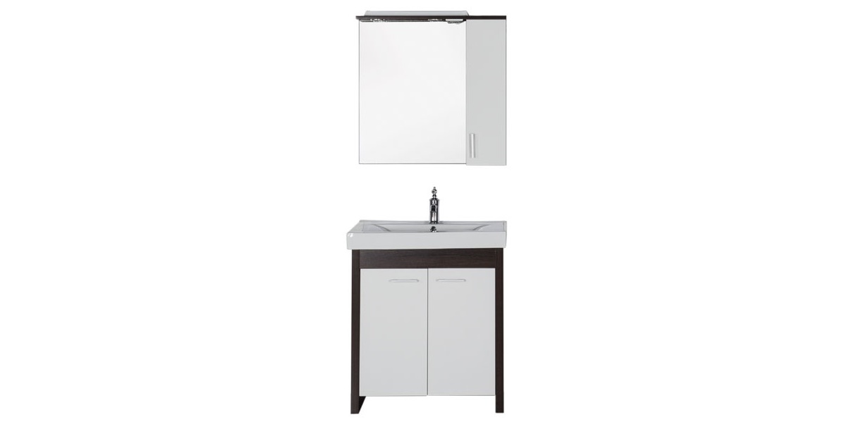 Комплект мебели Aquanet Тиана 70 венге 00183674 - Вид №1