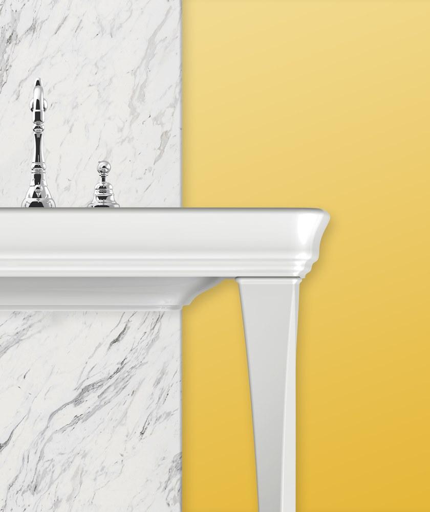 Подвесная раковина настенная овальная ArtCeram Civitas белая sun-id-1440683 - Вид №3