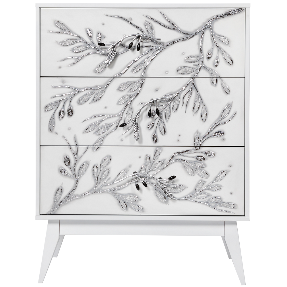 11629 Комод Oliva Branch Айс Античное серебро BOGACHO 4627196597396 - Вид №3