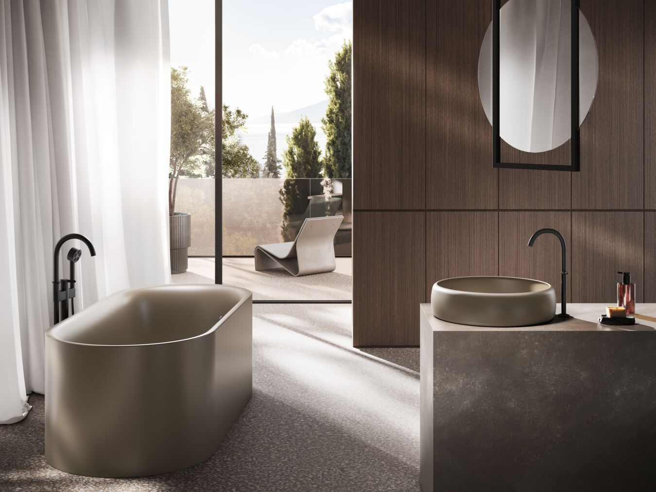 Круглый умывальник Bette BETTECURVE SHELL ARCH-00006349 - Вид №1