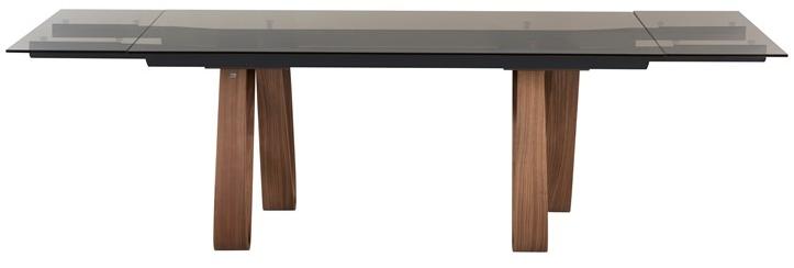 Tonin Casa Раздвижной прямоугольный стол из дерева и стекла sun-id-1472597 - Вид №5