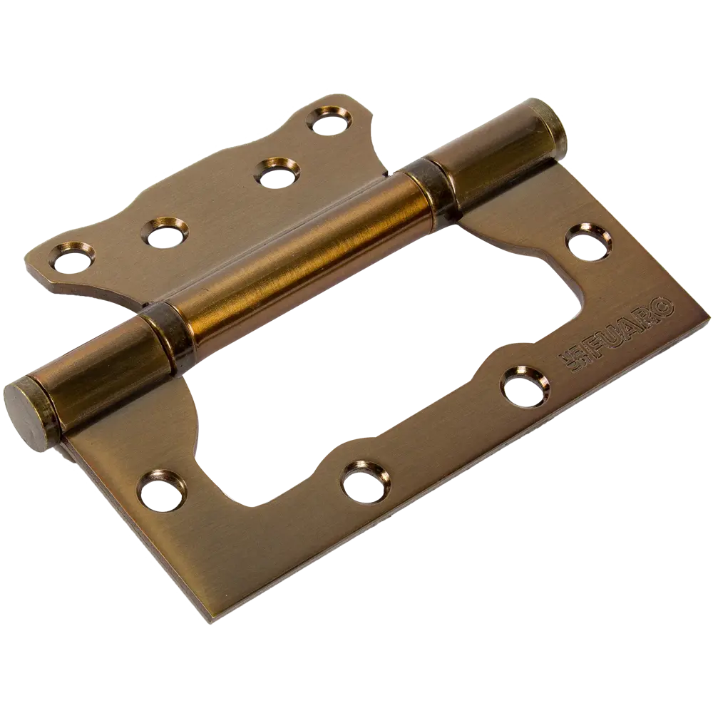 82105958 Петля без врезки N100500/2BB-CFB/BL 100x75x2.5 мм сталь цвет глянцевый кофе STLM-0019053 FUARO Home