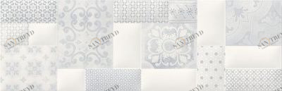 Вставка Pillow Game пэтчворк белый 29x89 MEI OPILWID05154