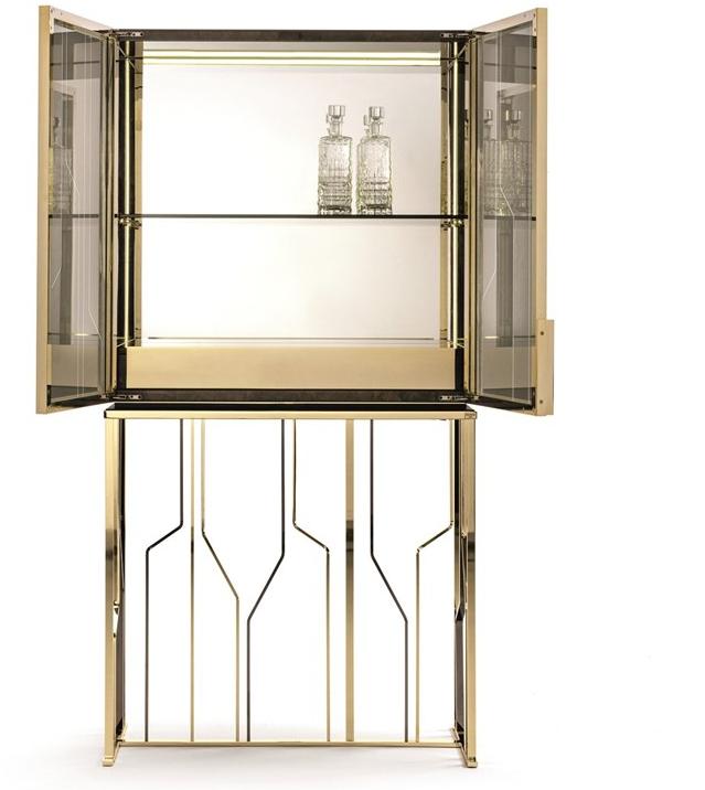 Longhi Стеклянный барный шкаф со встроенной подсветкой Loveluxe 2017 – essence collection Y 760 - Вид №1