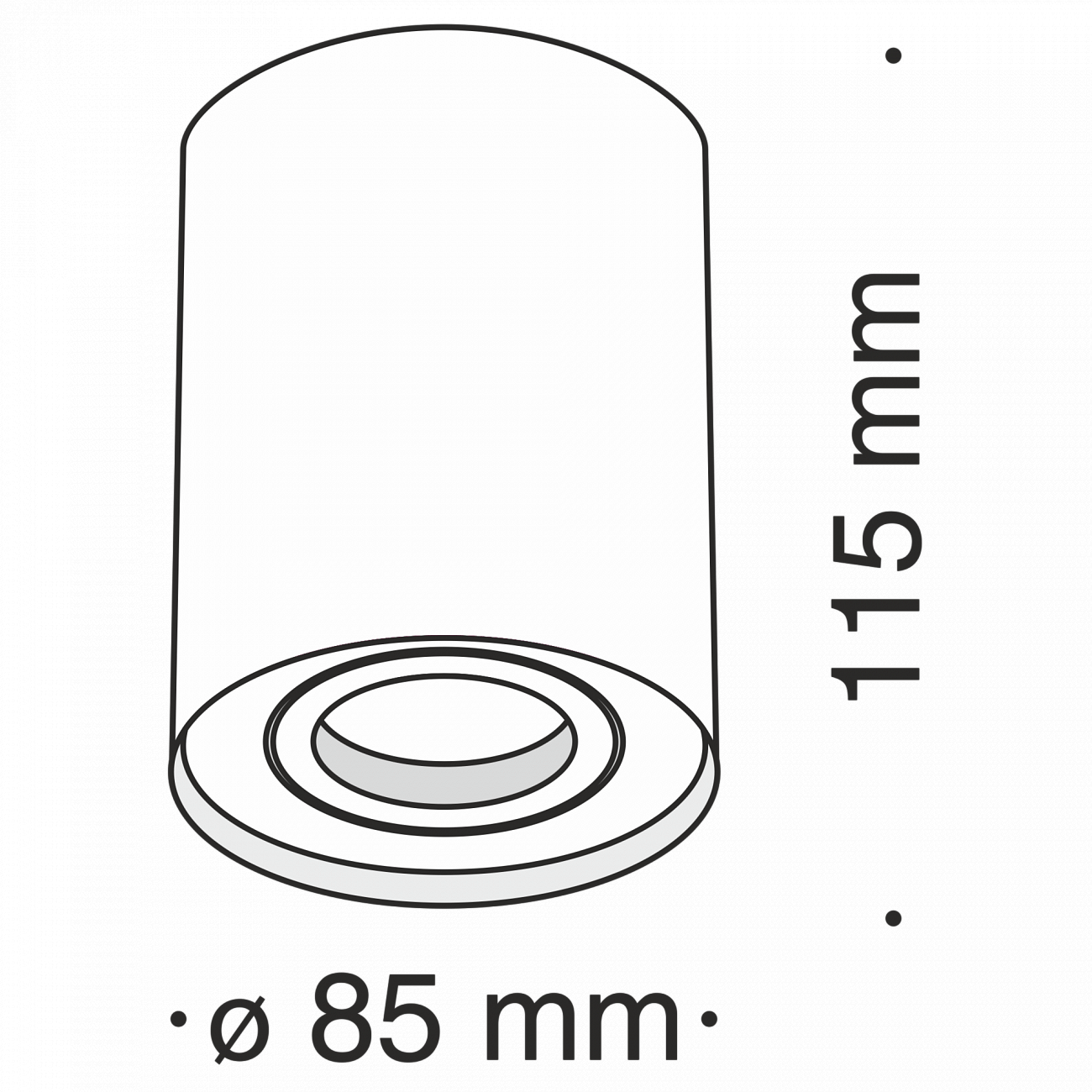 Спот потолочный галогеновый 11,5 см серебро Alfa C016CL-01S TECHNICAL CEILING & WALL 00-3956955 Серебро  - Вид №4