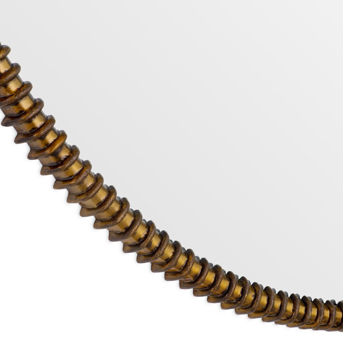 Настенное круглое латунное зеркало с рамкой Eichholtz VEZZOLA ARCH-00066760 - Вид №1