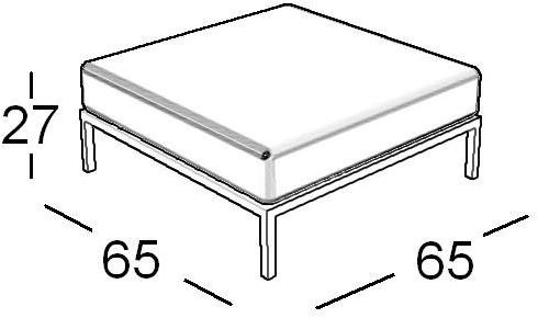 Luxy Мягкая скамья Cube sun-id-1426890 - Вид №3