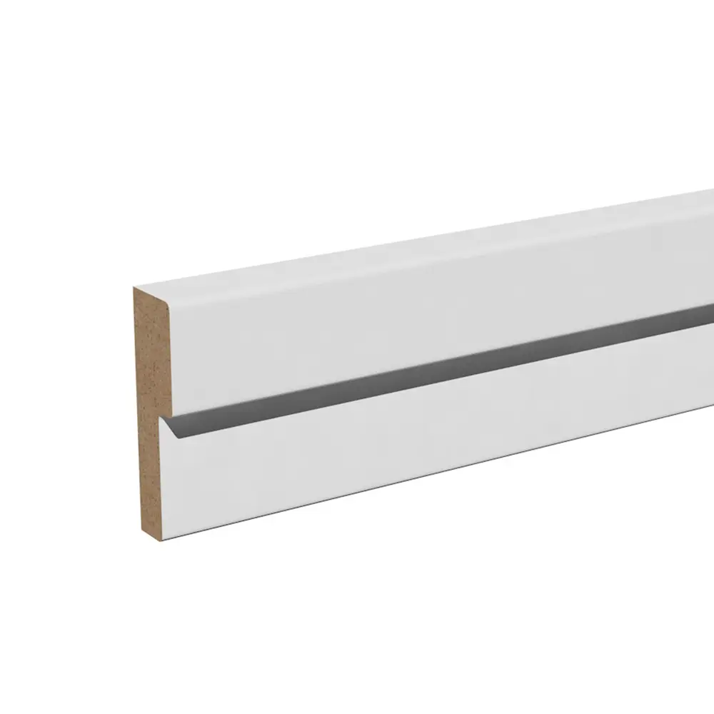 Дверная коробка 2070х70x26 мм ПВХ ламинация цвет белый КРОНОПРОФИЛЬ STLM-2174208