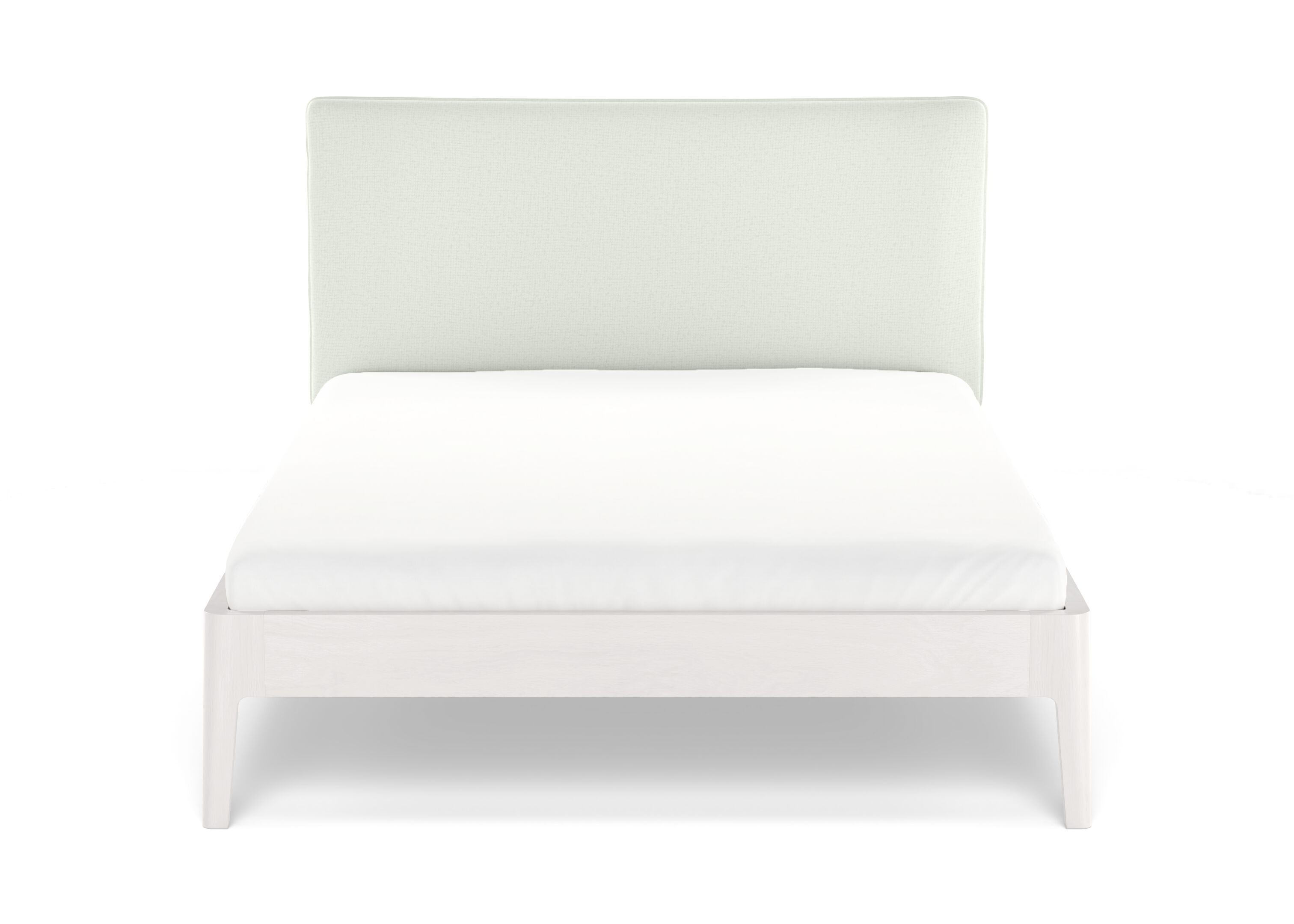 Съемная деревянная кровать с мягким изголовьем Noah Living белье ARCH-00097944 - Вид №7