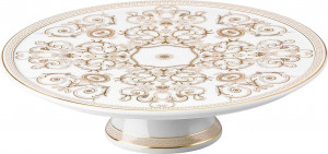 10562592 Rosenthal Versace Блюдо на ножке Rosenthal Versace Медуза Гала 21см, фарфор Фарфор