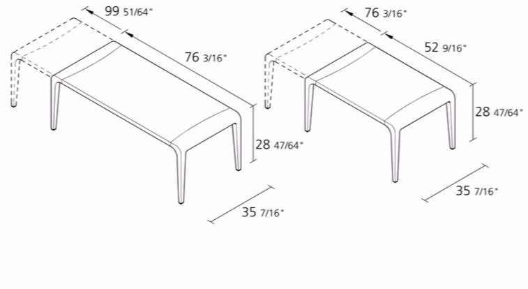 Alias Раздвижной прямоугольный стол Ilvolo sun-id-1372257 - Вид №2