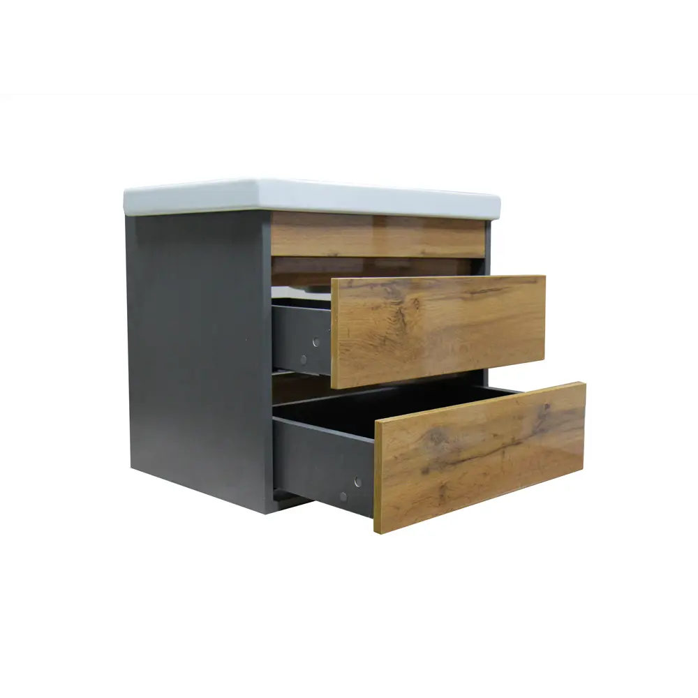 Тумба Santreyd Wood для раковины с выдвижным ящиком 60 см 88695641 STLM-0994063 - Вид №3