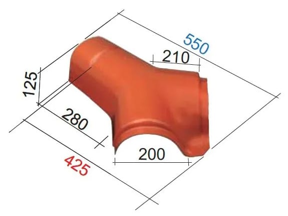3-ходовой конек для кровельных листов First Corporation Cover-Life ARCH-00126788 - Вид №2