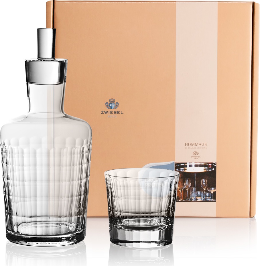 10599994 Zwiesel 1872 Набор из декантера и 2 стаканов для виски Zwiesel 1872 "Награда.Карат" Стекло 