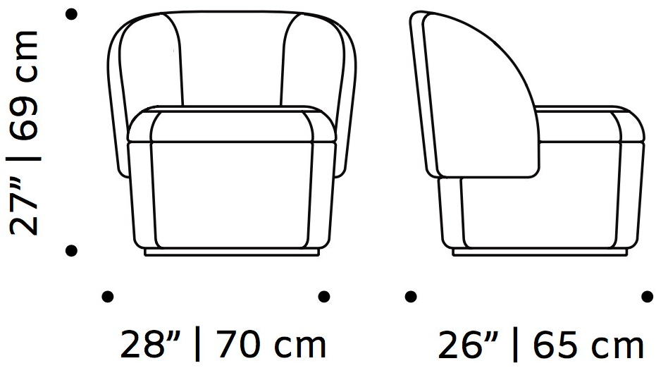 Mambo Unlimited Ideas Мягкое кожаное кресло sun-id-1352135 - Вид №1