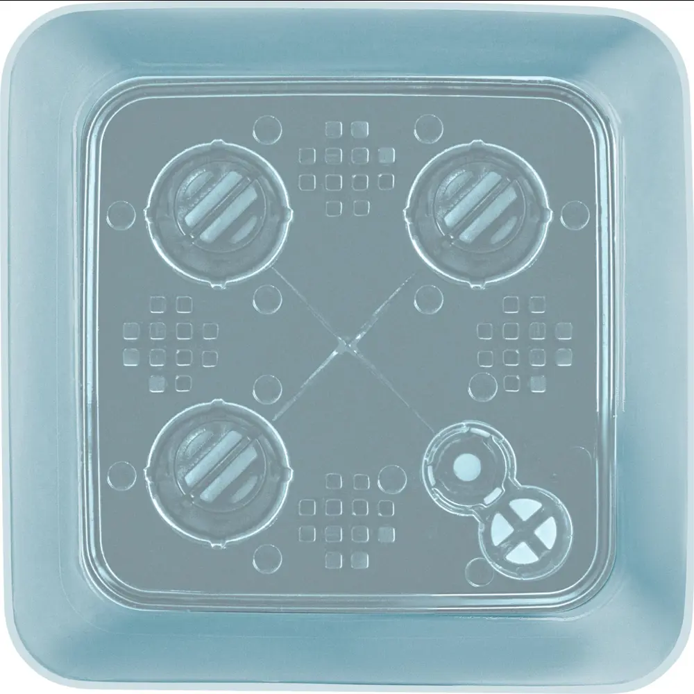 INGREEN Vienna Orchid — голубой керамический горшок с поддоном 89351660 STLM-0959533 - Вид №1