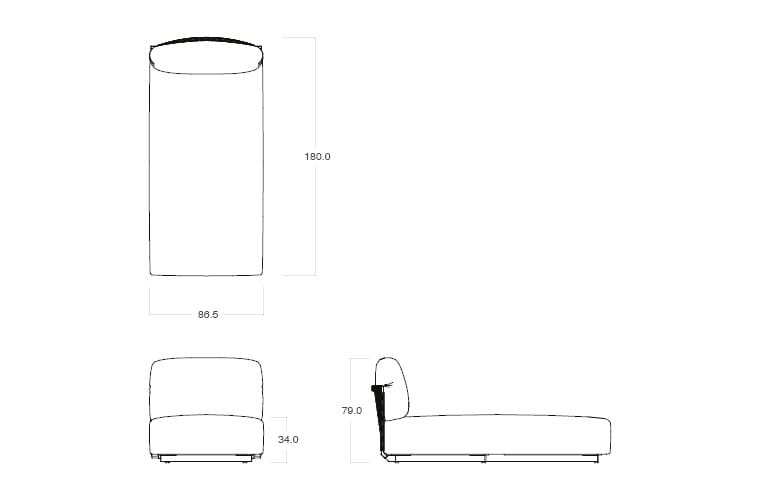 Ткань сад диван TRIBÙ узлы ARCH-00077671 - Вид №26
