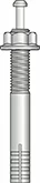 Анкер EB 01 16 100 EB01 Tecfi 16 х 1005