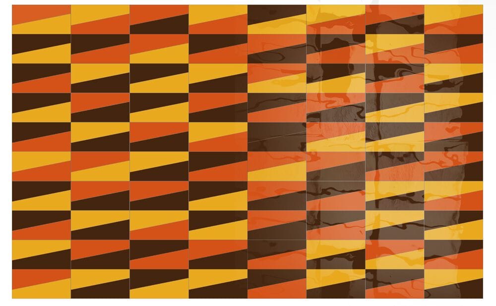 Декоративная стеклянная панель VETROVIVO GEOMETRIC GAMES ARCH-00062264 - Вид №7