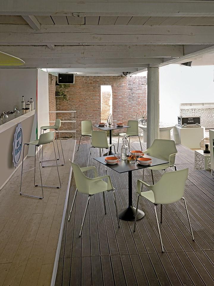 COLOS Стул из полипропилена штабелируемый с подлокотниками Vesper sun-id-1365002 - Вид №2