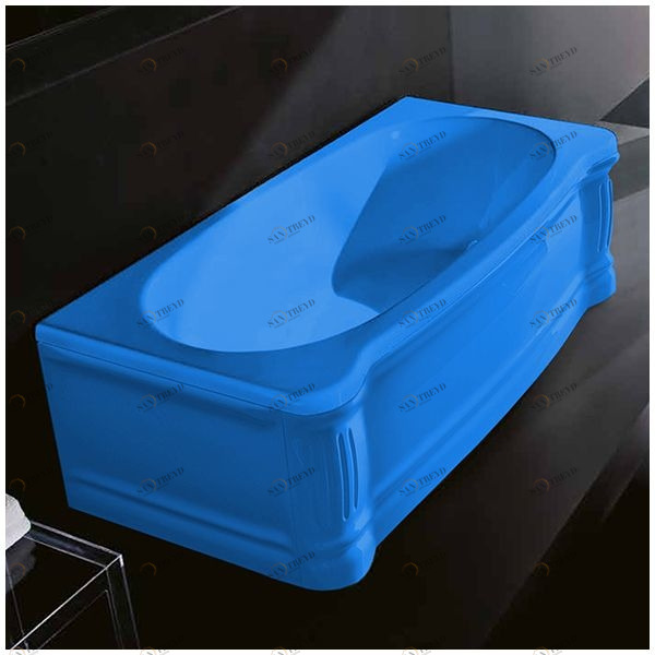 Ванна Gruppo treesse New Classic VTL-V6770-DX-G голубая прямоугольная правая VTLV6770DXG