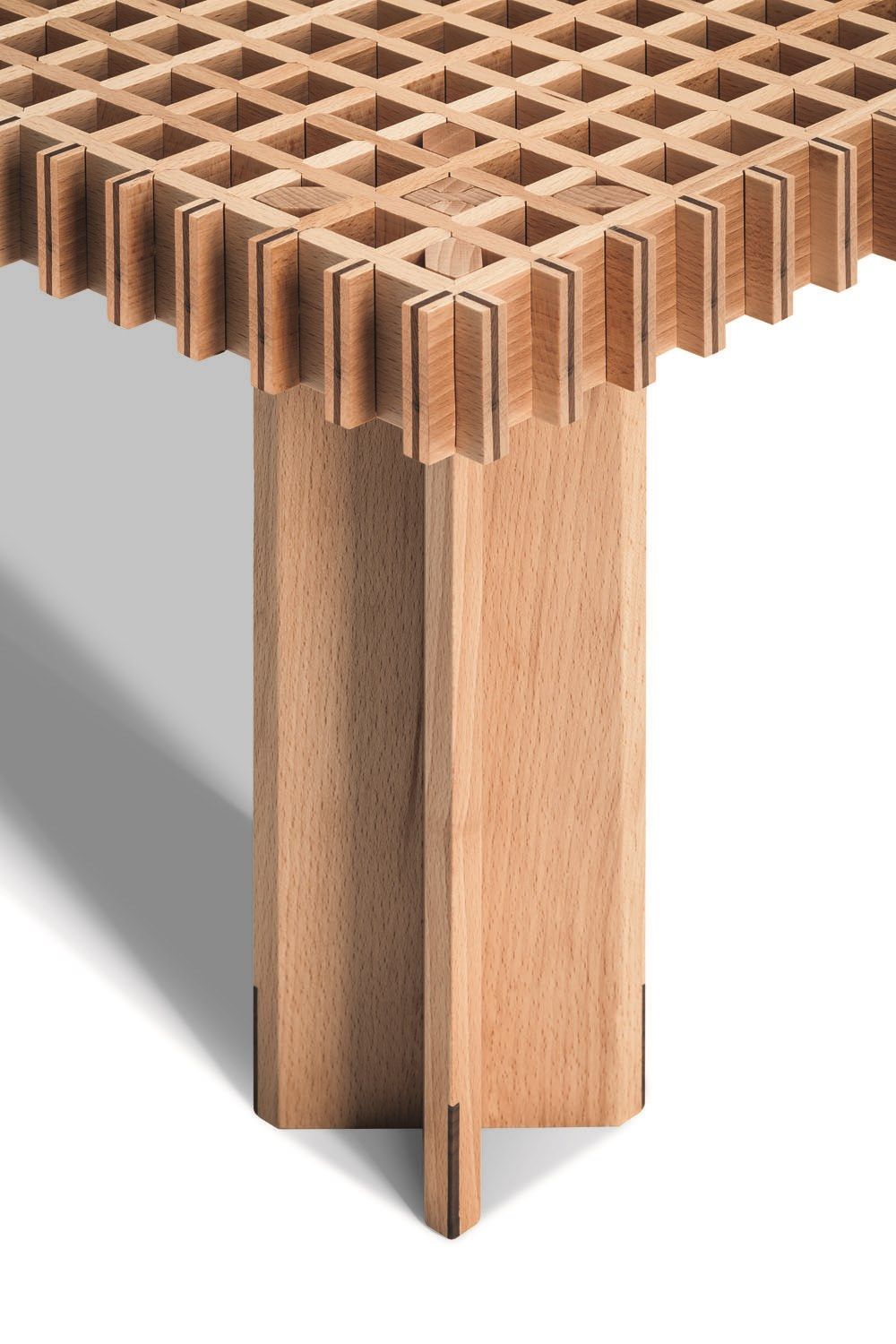 Прямоугольный журнальный столик из массива дерева Poltrona Frau коллекция-столы и стулья ARCH-00009627 - Вид №7