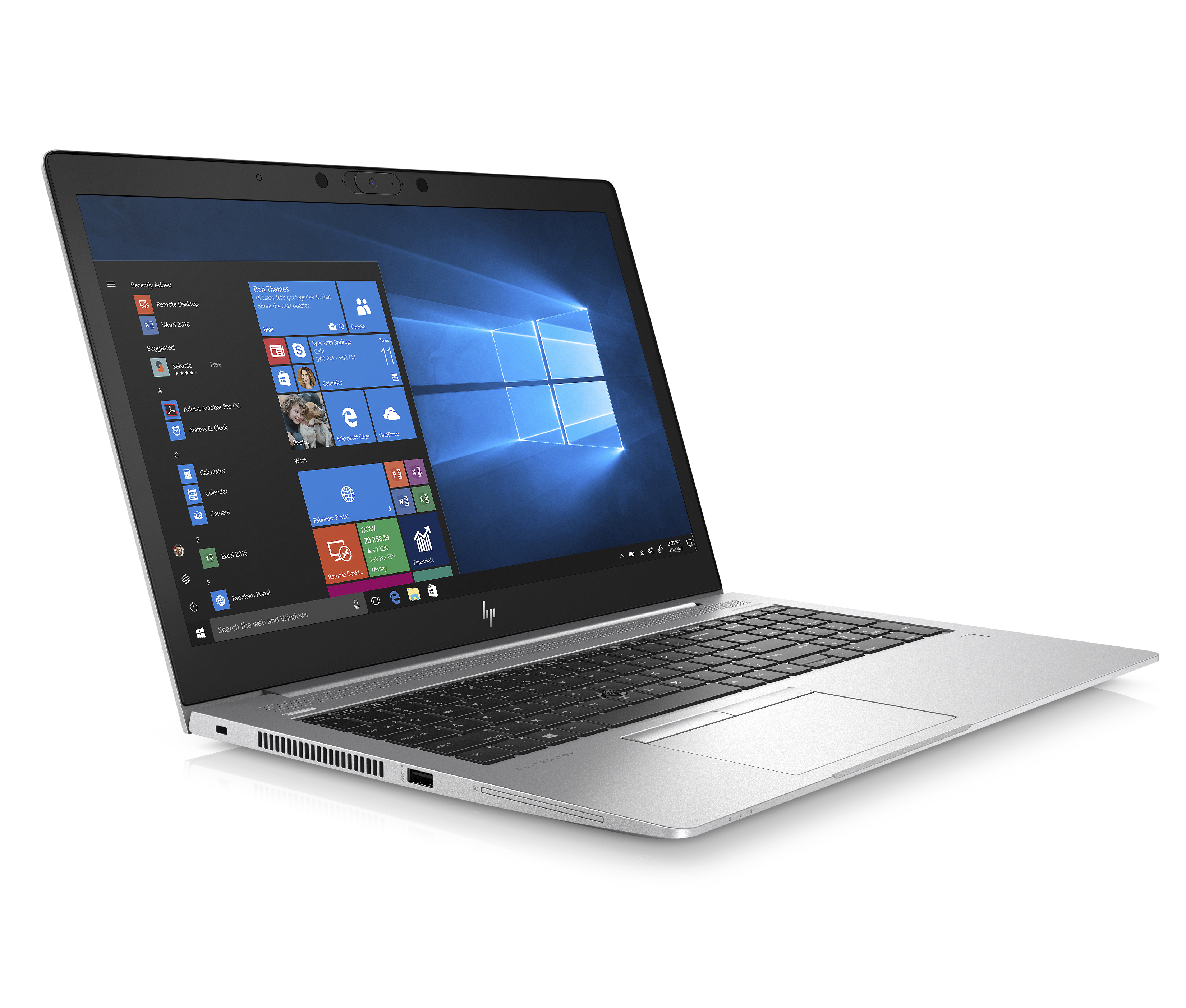 6XE21EA#ACB elitebook 850 g6 15.6"(1920x1080)/intel core i5 8265u(1.6ghz)/16384mb/512ssdgb/nodvd/int:intel hd graphics 620/lte/3g/50whr/war 3y/1.78kg/silver/w10pro + ir cam HP Santreyd  - Вид №1