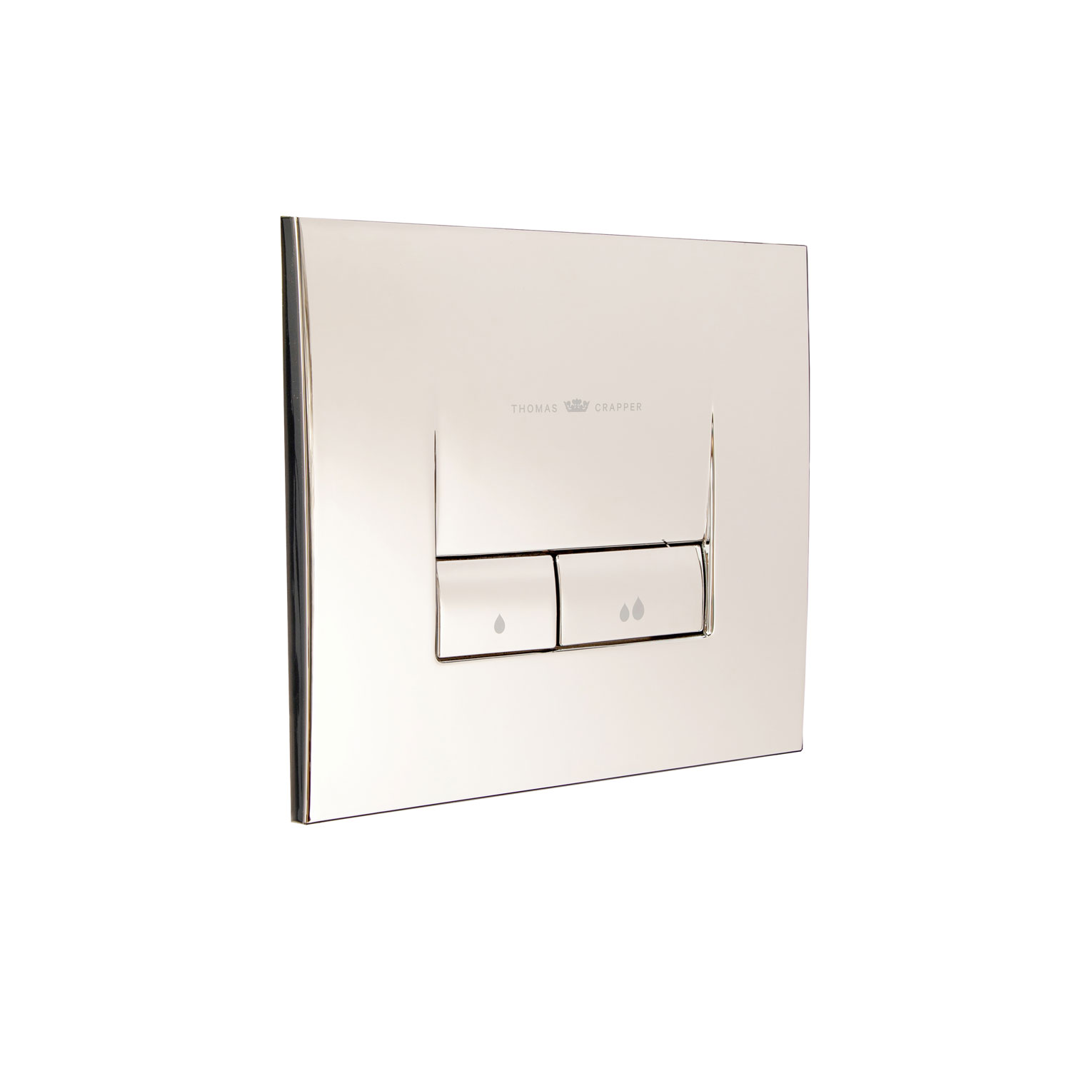 TC200FPLATEPB Кнопка смыва с логотипом Thomas Crapper Thomas Crapper 
