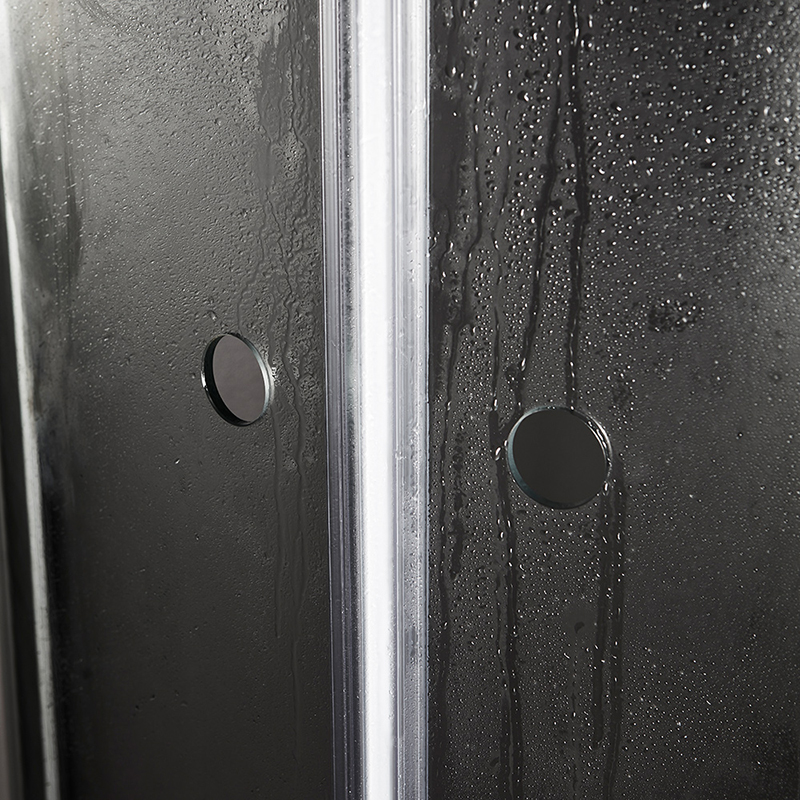 20055566 Душевая Дверь Nejd Bended 90 Прозрачное Стекло Матовый Алюминий Westerbergs  - Вид №1