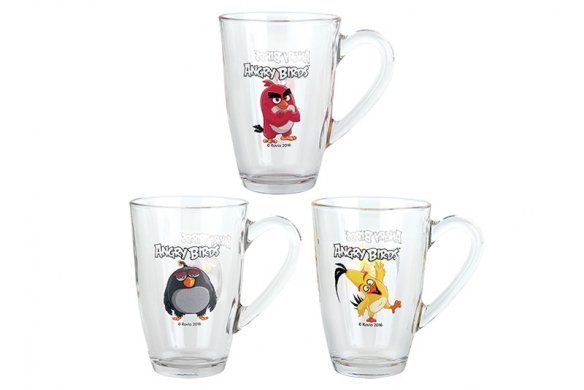 Кружка Angry Birds Movie Red 330 мл КОРАЛЛ ANGRY BIRDS MOVIE 029593 Прозрачный;красный  - Вид №1
