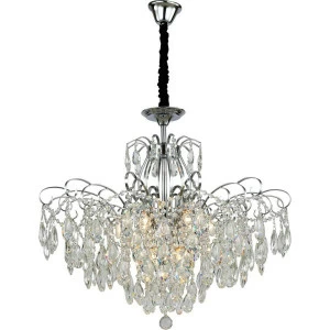 Подвесная люстра Stilfort Berta 1038/09/08P STILFORT ДИЗАЙНЕРСКИЕ, BERTA 00-3888490 Прозрачный;хром