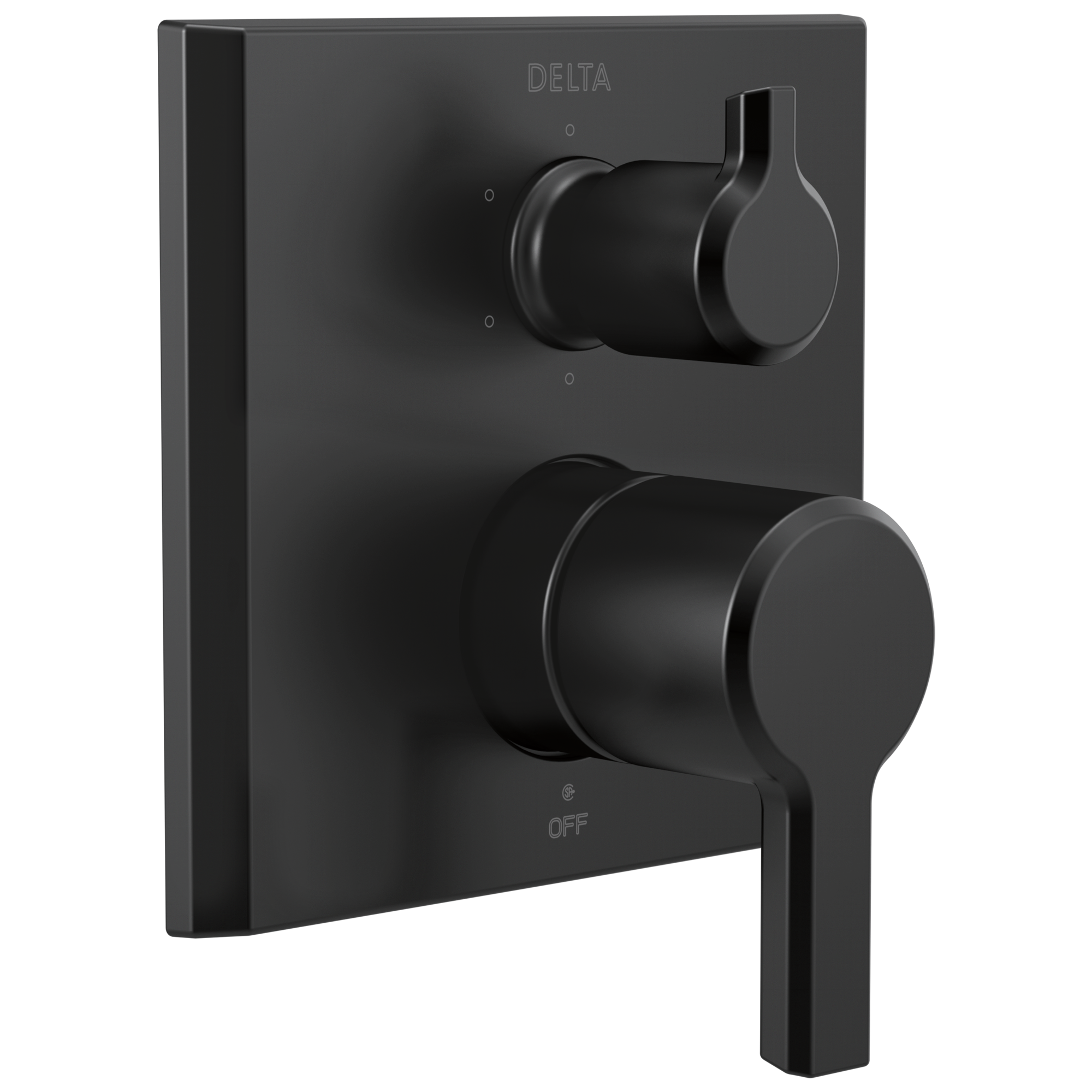 T24999-BL Трим клапана Monitor® серии 14 со встроенным переключателем на 6 положений Delta Faucet Pivotal Матовый черный 