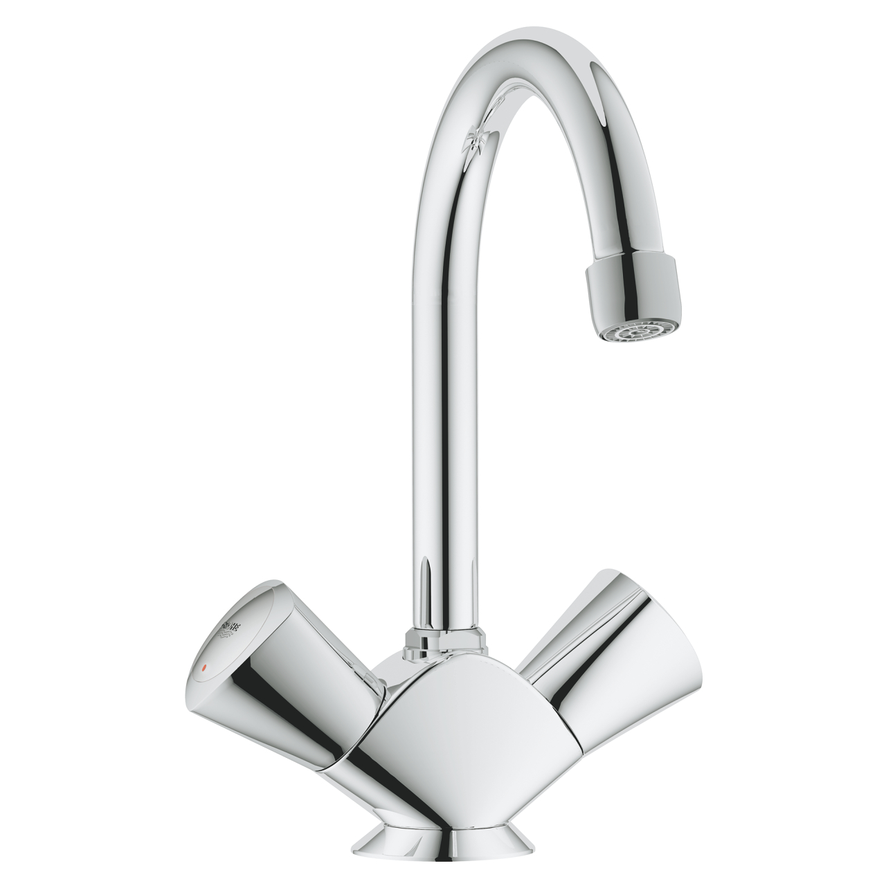 Смеситель для раковины GROHE Costa S с донным клапаном, хром (21257001) - Вид №1